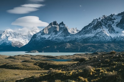 黑白山风景摄影